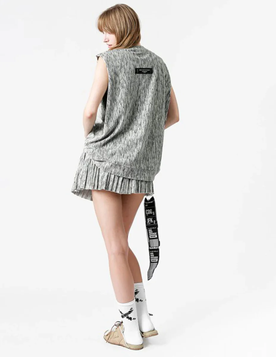 Top MWM Mike Teddy Gris Mujer - Imagen 7