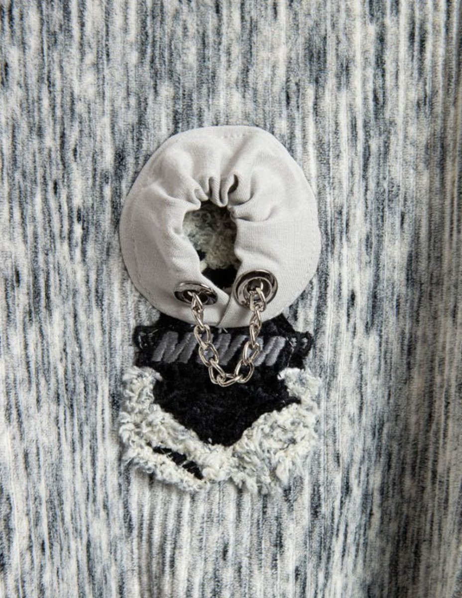 Top MWM Mike Teddy Gris Mujer - Imagen 4