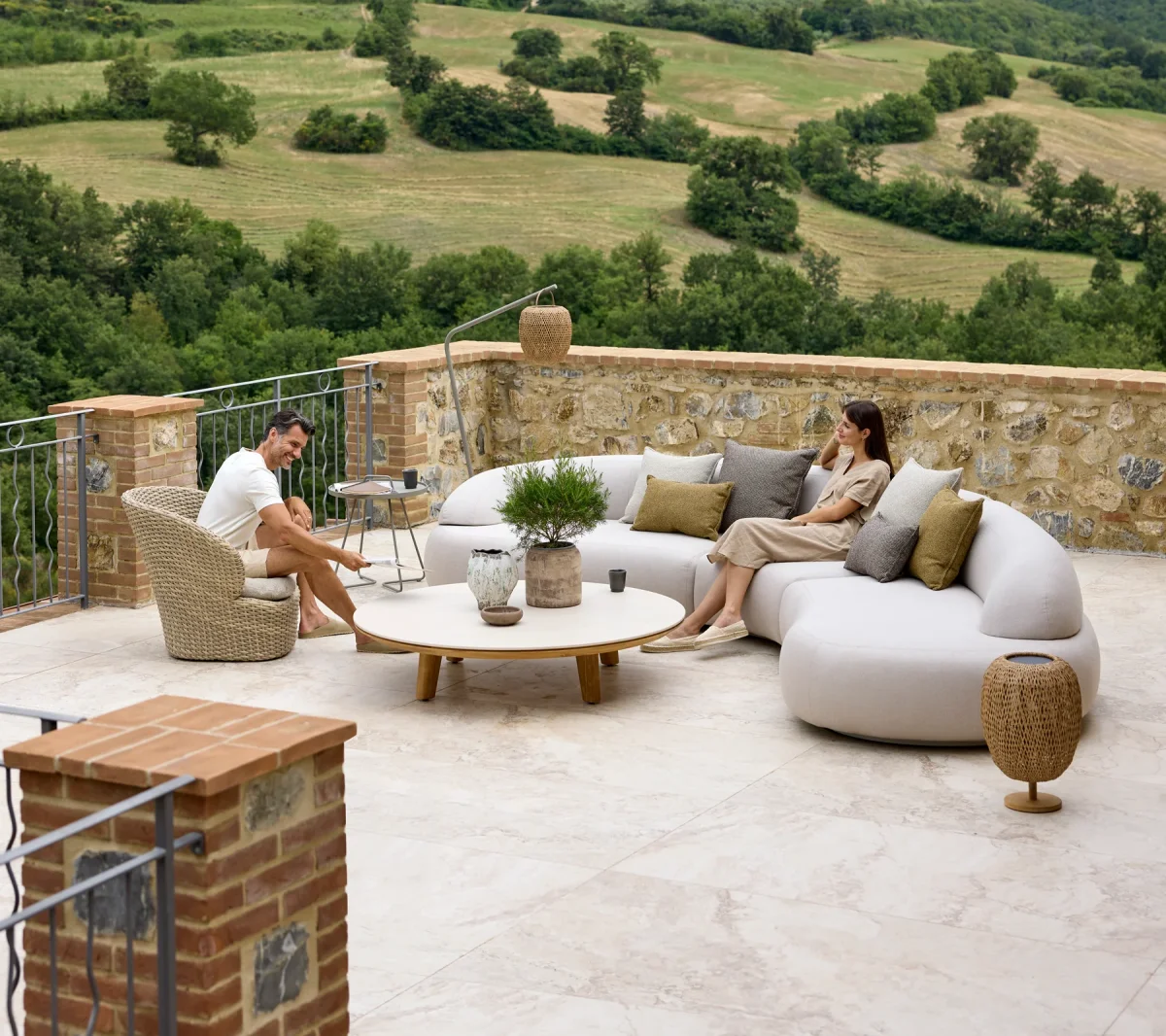 Aspect mesa de centro, diametro 144 cm - Imagen 7