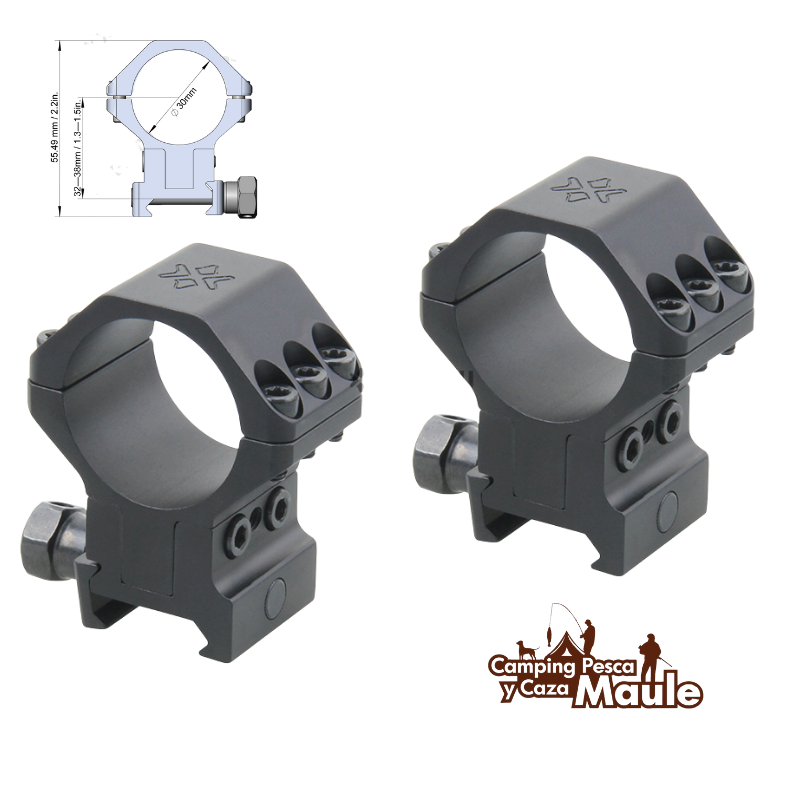Monturas Vector Optics X-ACCU de 30mm - Imagen 2