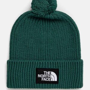 Gorro The North Face con Pompón y Logo Verde Unisex