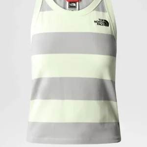 Camiseta The North Face de Rayas Multicolor Mujer