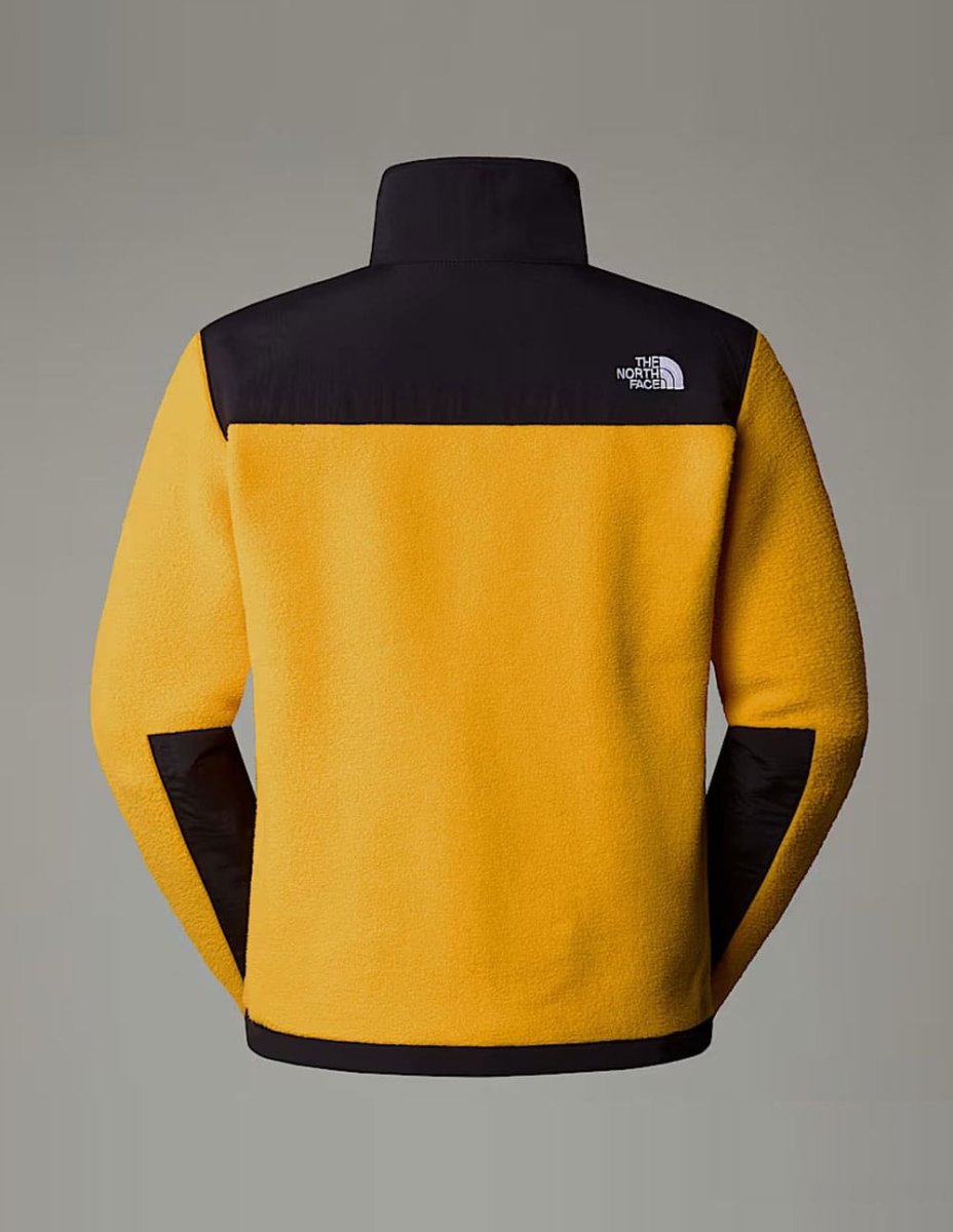 Chaqueta The North Face Denali Retro Amarilla y Negra Hombre - Imagen 3