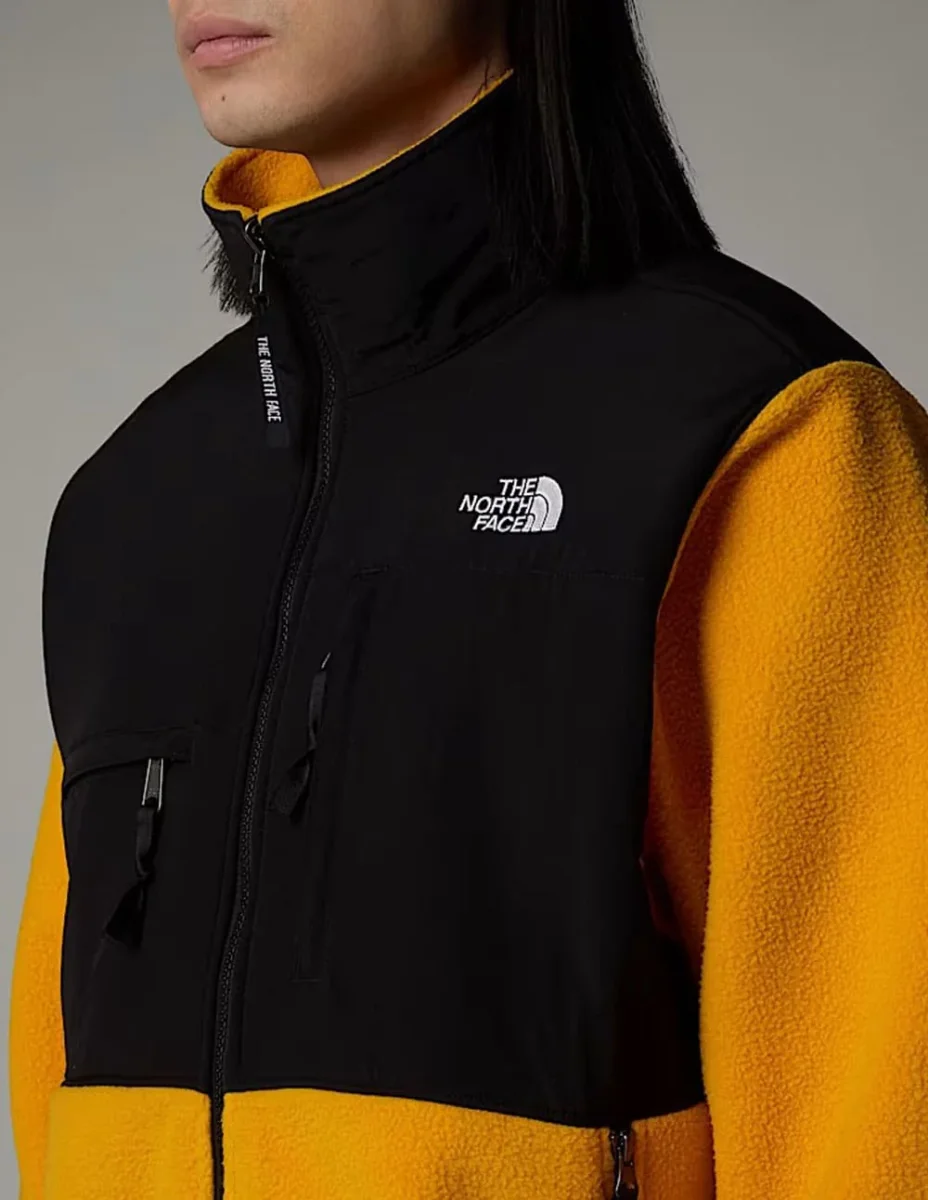 Chaqueta The North Face Denali Retro Amarilla y Negra Hombre - Imagen 6