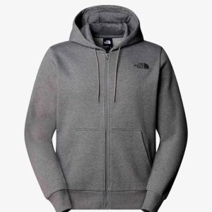 Sudadera con Capucha The North Face Simple Dome Full Zip Gris Hombre