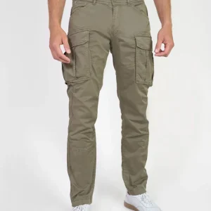 Pantalón Cargo Le Temps des Cerises Aaron Verde Hombre