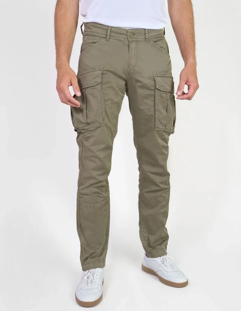 Pantalón Cargo Le Temps des Cerises Aaron Verde Hombre