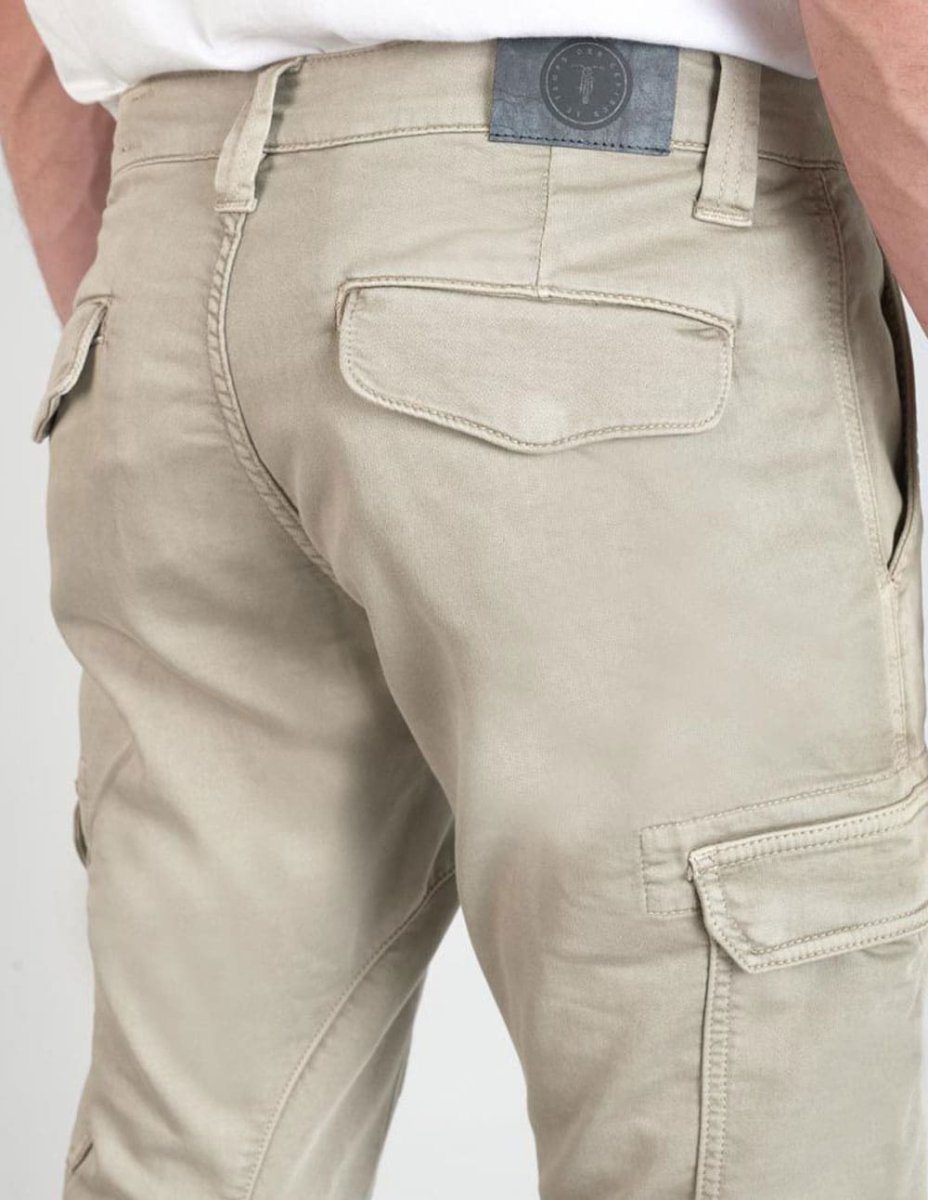 Pantalón Jogger Le Temps des Cerises Koge Army Beige Hombre - Imagen 6