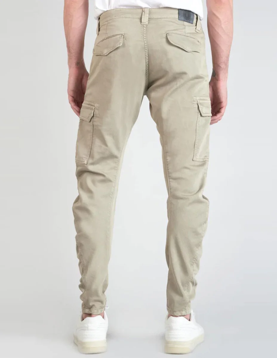 Pantalón Jogger Le Temps des Cerises Koge Army Beige Hombre - Imagen 4