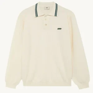 Polo Autry de Punto Beige Unisex