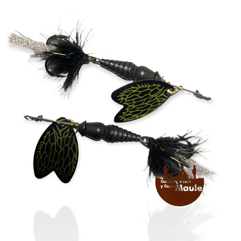 Señuelo Spinner MEPPS BUG #2 DARK DRAGON - Imagen 2