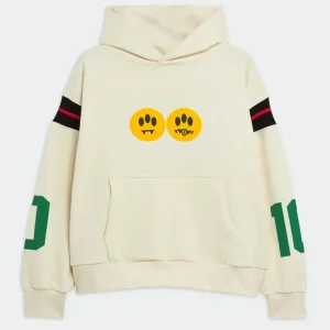 Sudadera con Capucha BARROW Felpa Beige Unisex