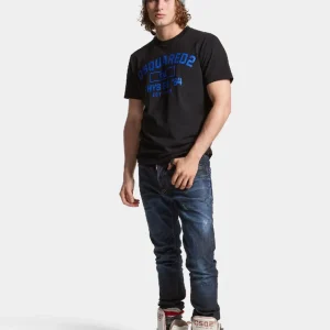 Pantalón Vaquero Dsquared2 Dark Grease Monkey Wash Cool Guy Azul Hombre