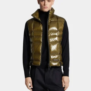 Chaleco Dsquared2 con Logo Verde Hombre