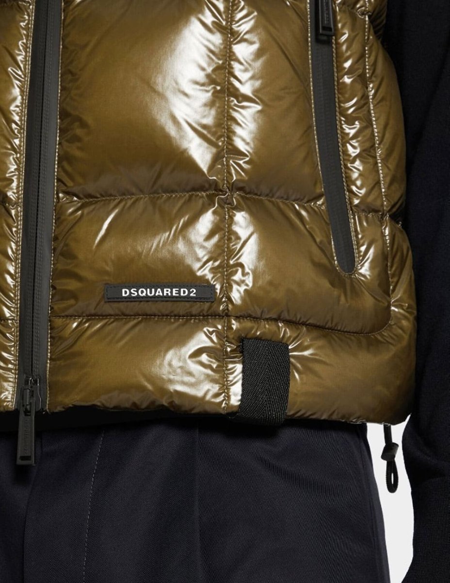 Chaleco Dsquared2 con Logo Verde Hombre - Imagen 4
