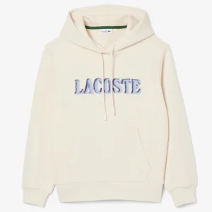 Sudadera con Capucha Lacoste con Logo Beige Mujer