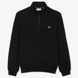 Sudadera Lacoste con Cremallera Negra Hombre