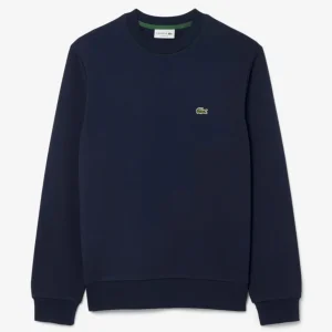 Sudadera Lacoste con Logo Azul Marino Hombre