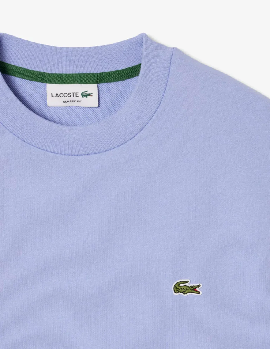 Sudadera Lacoste con Logo Morada Hombre - Imagen 3