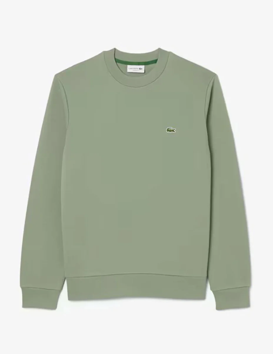 Sudadera Lacoste con Logo Verde Hombre
