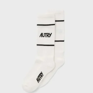 Calcetines Autry con Logo Blancos Unisex