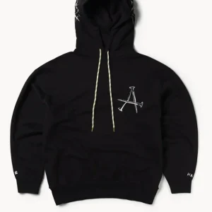 Sudadera con Capucha Aries Bad Friday Negra Unisex