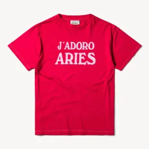 Camiseta Aries J´Adoro Roja Unisex