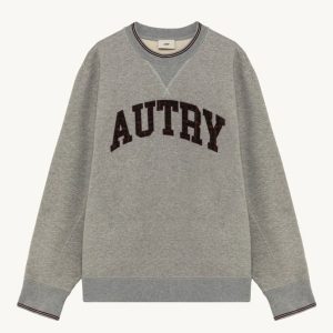 Sudadera Autry con Logo Gris Hombre