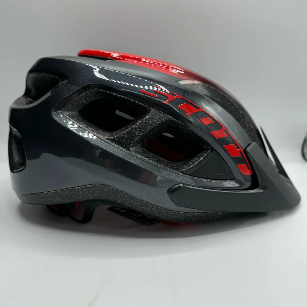 Casco Scott Supra Gris / Rojo Talla unica - Imagen 3