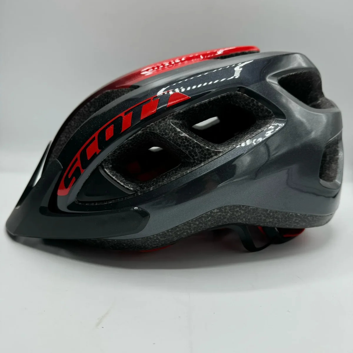Casco Scott Supra Gris / Rojo Talla unica - Imagen 2