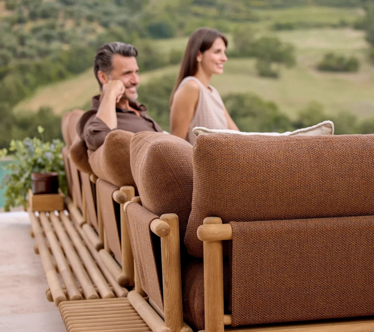 Sticks Platform, sofá de esquina grande - Imagen 5