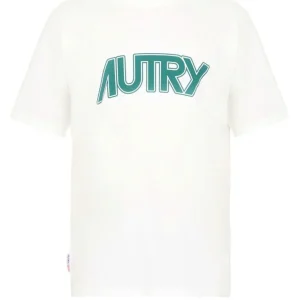 Camiseta Autry con Logo Blanca Hombre
