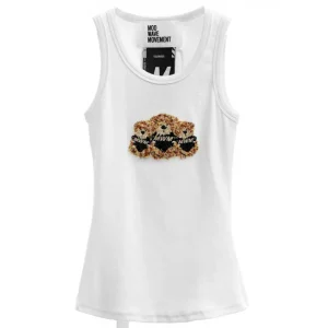Camiseta MWM Teddy de Tirantes Blanca Mujer
