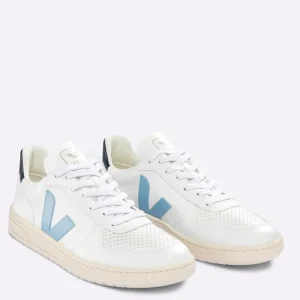 Veja V-10 CWL Blancas y Azules Mujer