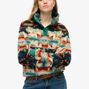 Forro Polar Superdry Teddy Estampado Multicolor Mujer