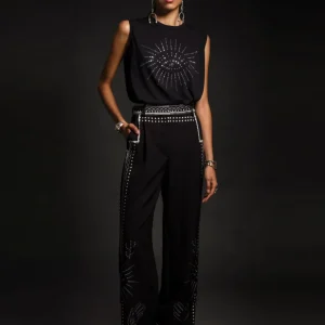 Pantalón Peace and Chaos Prophecy Negro Mujer