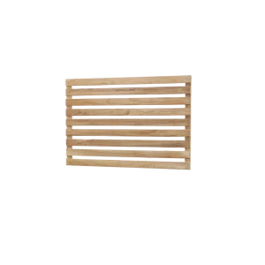 Módulo individual de pared Drop, teca