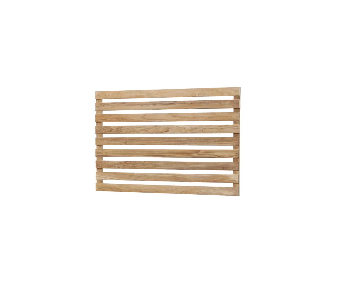 Módulo individual de pared Drop, teca