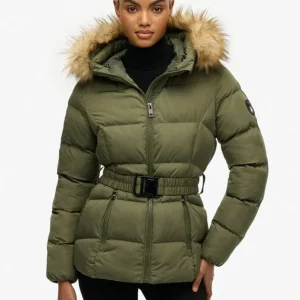 Plumas Superdry Fuji Verde Mujer
