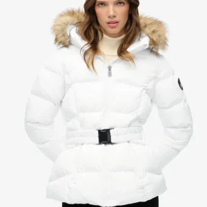 Plumas Superdry Fuji Blanco Mujer