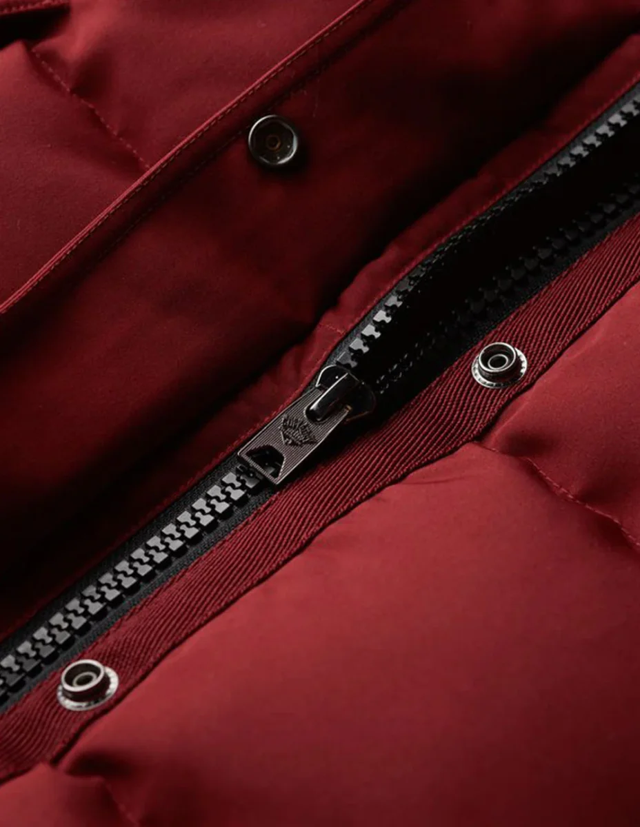 Plumas Superdry Everset Classic Burdeos Mujer - Imagen 6