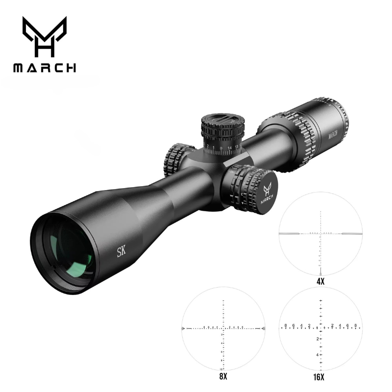 Mira Telescópica SK 4-16X50 FFP – MARCH