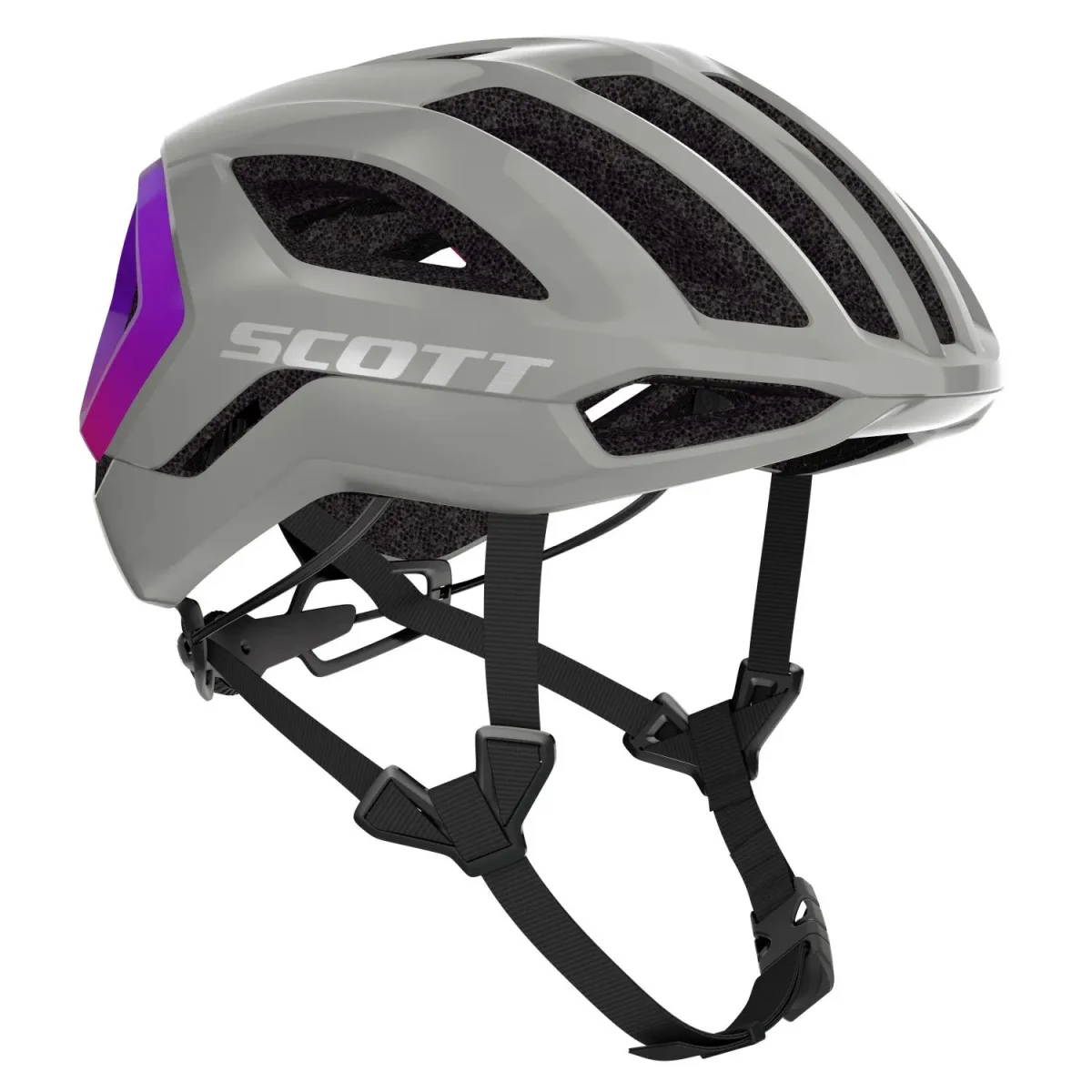 Casco Scott Centric Plus Gris/Morado - Imagen 2