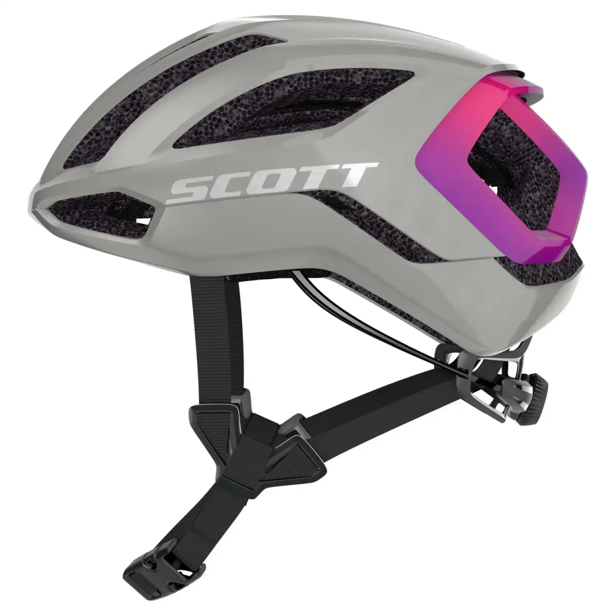 Casco Scott Centric Plus Gris/Morado - Imagen 3